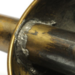 detail view of ear trumpet