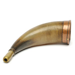 three quarter view of ear trumpet