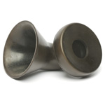 picture shows diaphragm ear trumpet