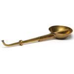 three quarter view of ear trumpet