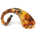three quarter view of ear trumpet