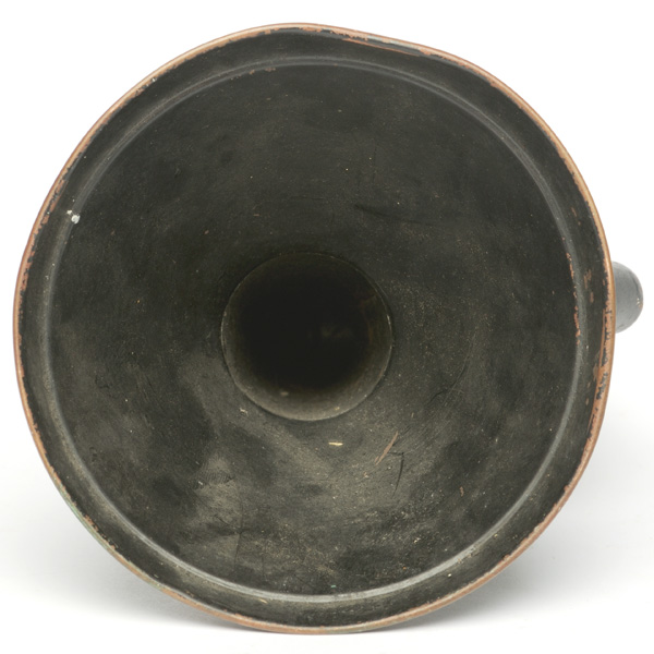 picture shows folded ear trumpet @ EarTrumpets.co.uk