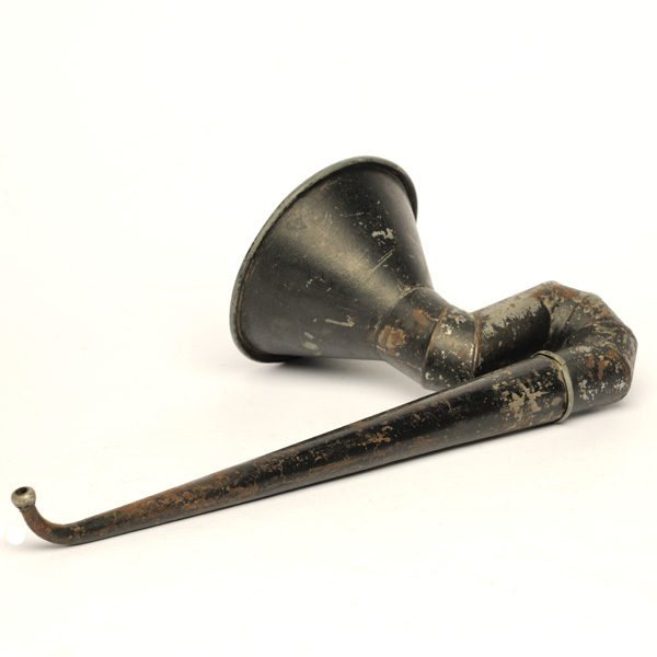 picture shows one piece ear trumpet @ EarTrumpets.co.uk