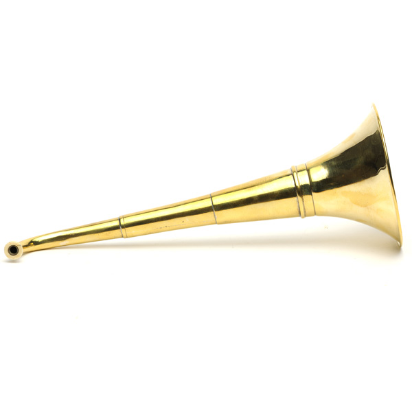 picture shows one piece ear trumpet @ EarTrumpets.co.uk