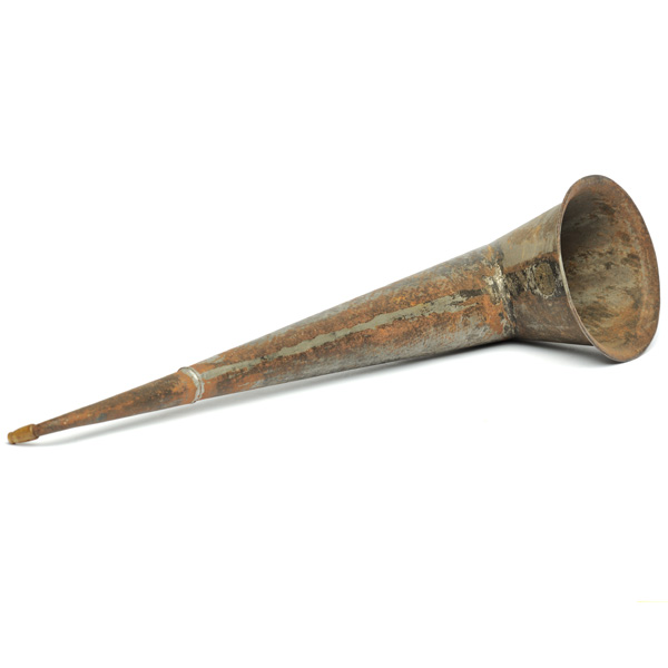 picture shows one piece ear trumpet @ EarTrumpets.co.uk