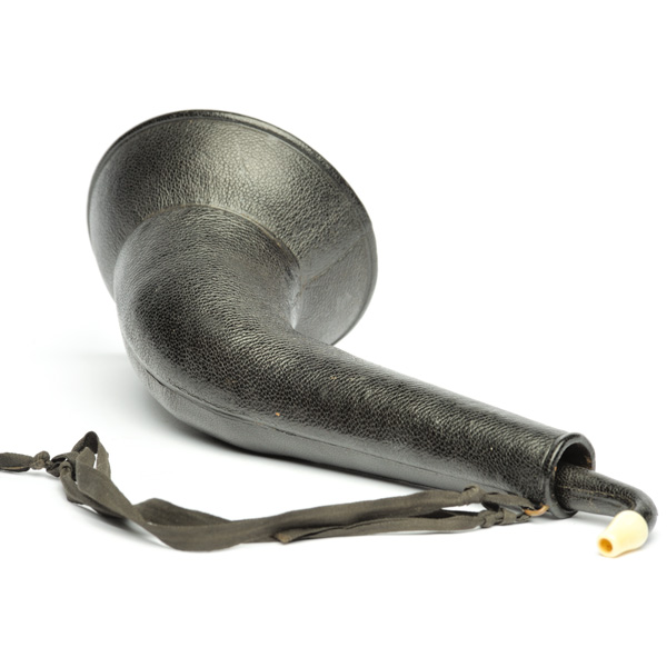 picture shows telescopic 2 pc ear trumpet @ EarTrumpets.co.uk
