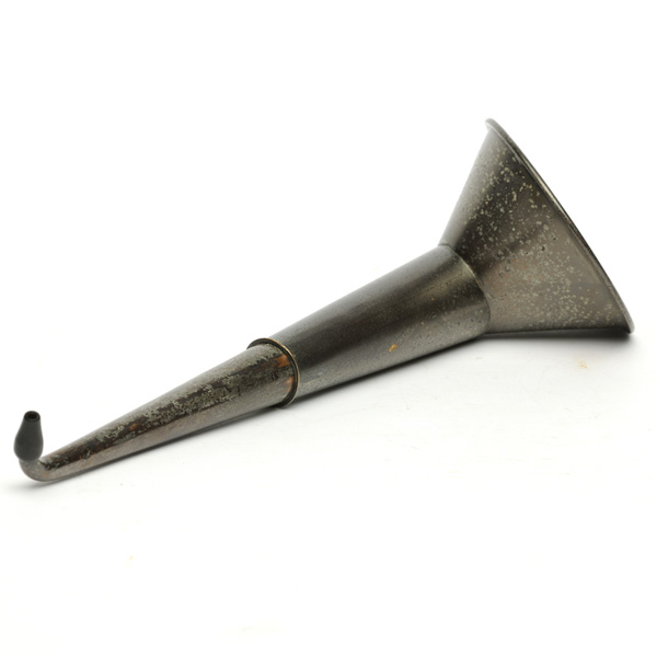 picture shows telescopic 2 pc ear trumpet @ EarTrumpets.co.uk