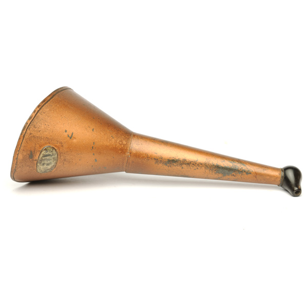 picture shows one piece ear trumpet @ EarTrumpets.co.uk