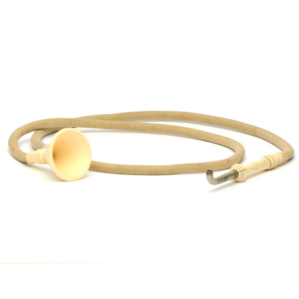 picture shows con tube ear trumpet @ EarTrumpets.co.uk