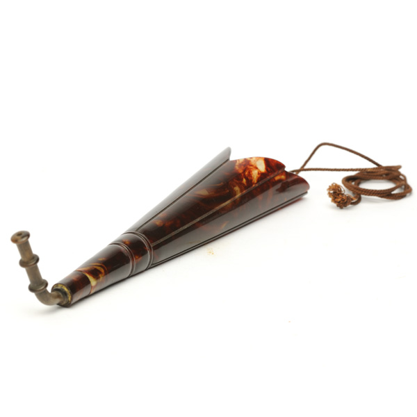 picture shows tragus ear trumpet @ EarTrumpets.co.uk