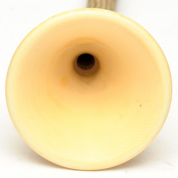 picture shows con tube ear trumpet @ EarTrumpets.co.uk