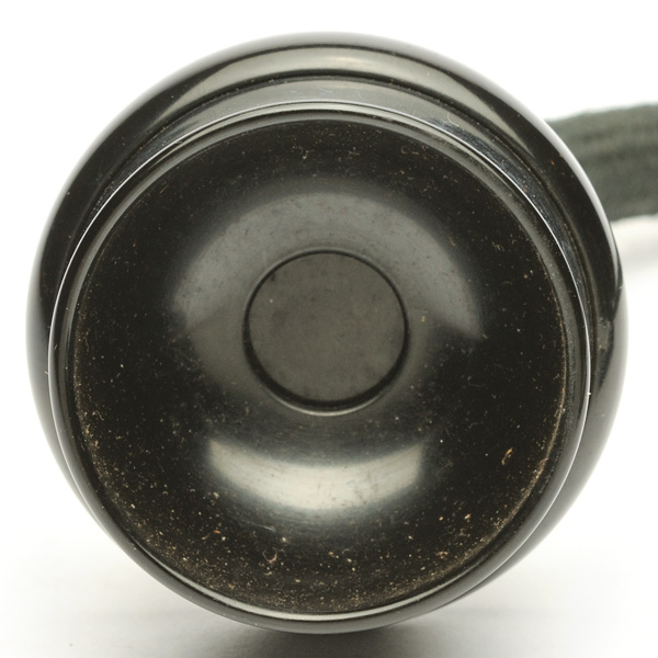 picture shows diaphragm ear trumpet @ EarTrumpets.co.uk