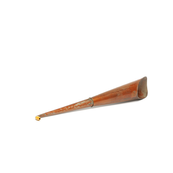 picture shows telescopic 2 pc ear trumpet @ EarTrumpets.co.uk