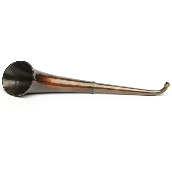 picture shows telescopic 2 pc ear trumpet @ EarTrumpets.co.uk