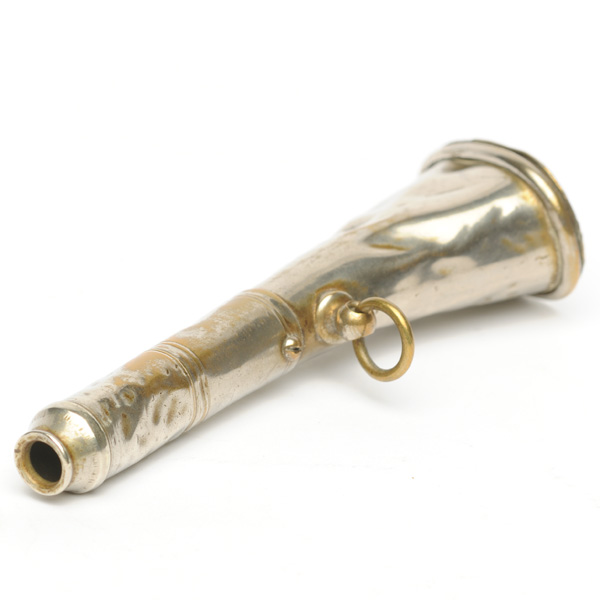 picture shows one piece ear trumpet @ EarTrumpets.co.uk