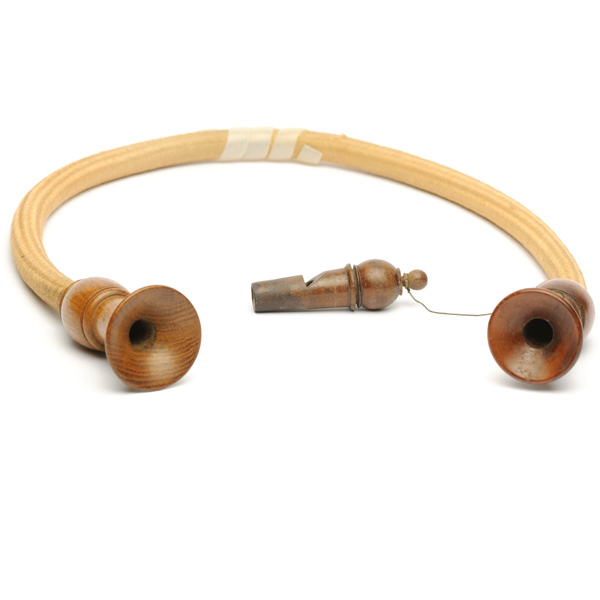 picture shows con tube ear trumpet @ EarTrumpets.co.uk