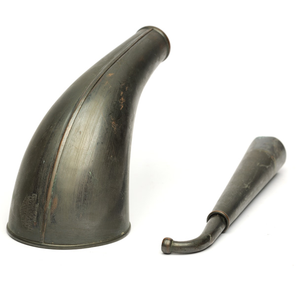 picture shows telescopic 3pc + ear trumpet @ EarTrumpets.co.uk
