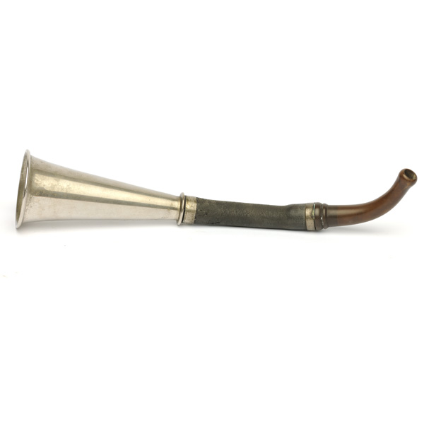 picture shows one piece ear trumpet @ EarTrumpets.co.uk