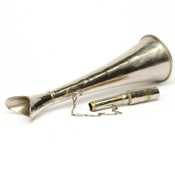 picture shows one piece ear trumpet @ EarTrumpets.co.uk