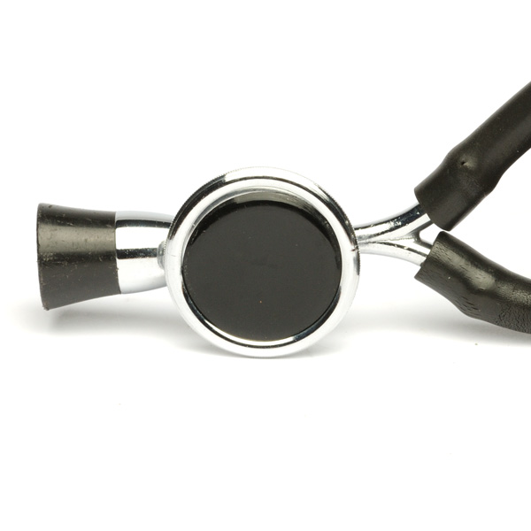 picture shows stethoscope ear trumpet @ EarTrumpets.co.uk