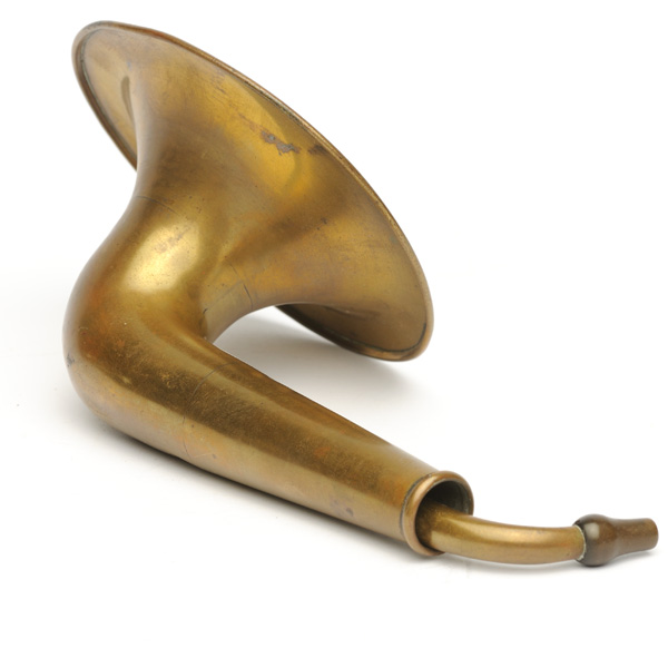 picture shows telescopic 2 pc ear trumpet @ EarTrumpets.co.uk