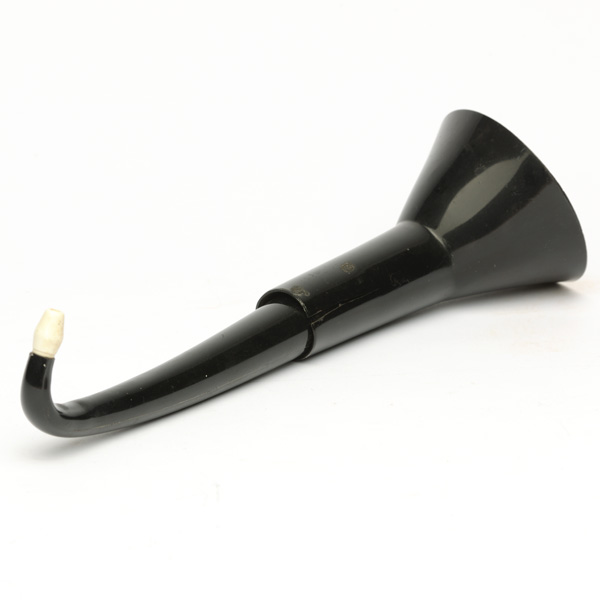 picture shows telescopic 2 pc ear trumpet @ EarTrumpets.co.uk