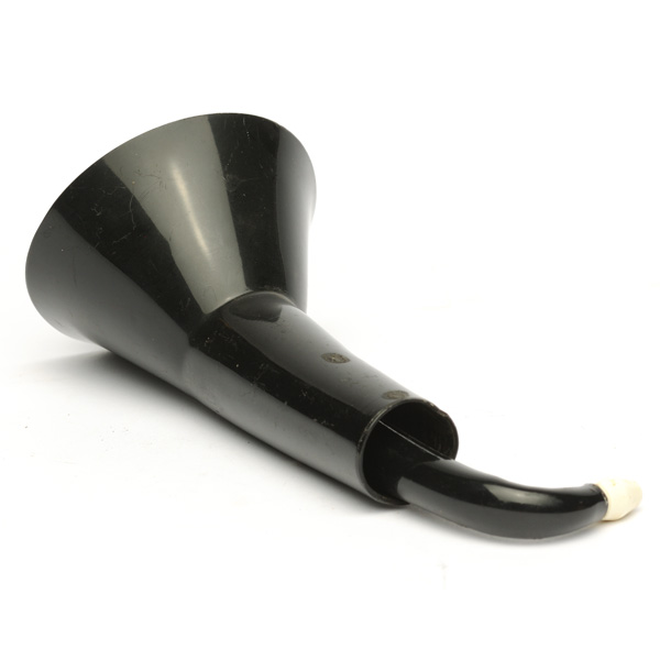 picture shows telescopic 2 pc ear trumpet @ EarTrumpets.co.uk