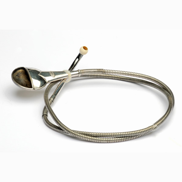picture shows con tube ear trumpet @ EarTrumpets.co.uk
