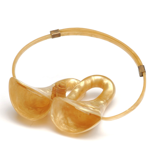 picture shows auricle ear trumpet @ EarTrumpets.co.uk