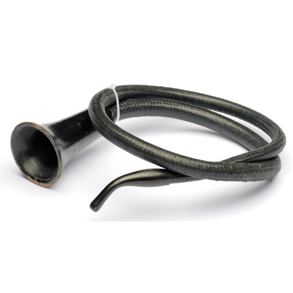 picture shows con tube - taper ear trumpet @ EarTrumpets.co.uk