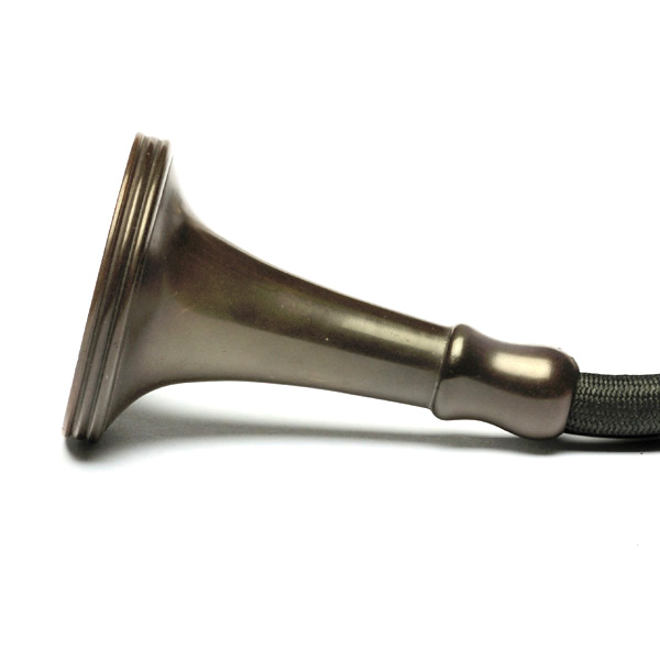 picture shows con tube ear trumpet @ EarTrumpets.co.uk
