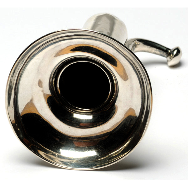 picture shows folded ear trumpet @ EarTrumpets.co.uk