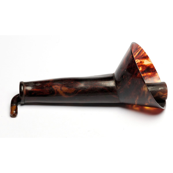 picture shows telescopic 2 pc ear trumpet @ EarTrumpets.co.uk