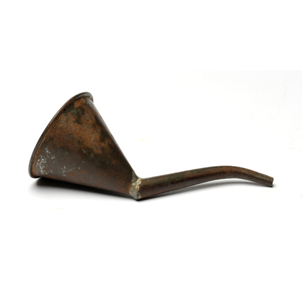picture shows home-made ear trumpet @ EarTrumpets.co.uk