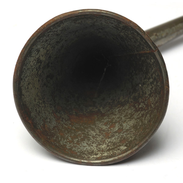 picture shows home-made ear trumpet @ EarTrumpets.co.uk