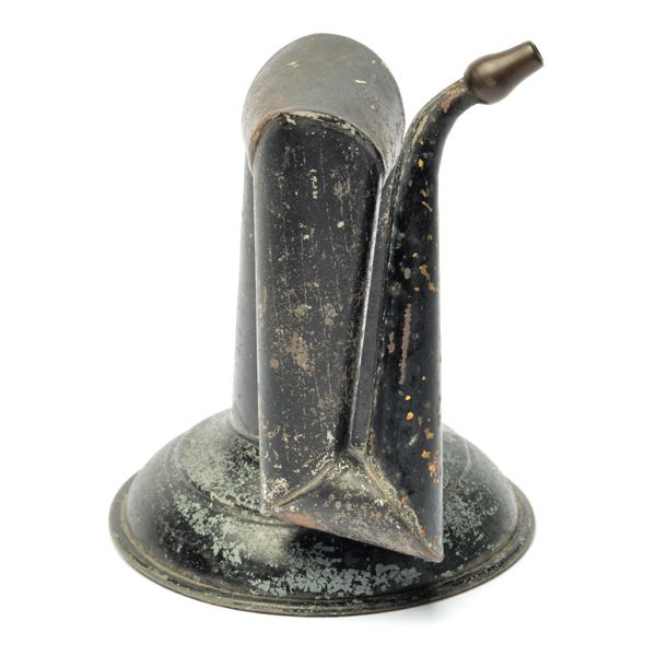 picture shows folded ear trumpet @ EarTrumpets.co.uk