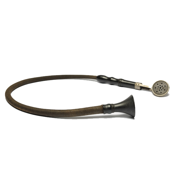 picture shows con tube - taper ear trumpet @ EarTrumpets.co.uk