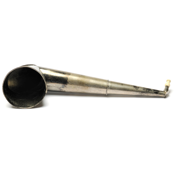 picture shows telescopic 2 pc ear trumpet @ EarTrumpets.co.uk