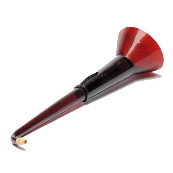 picture shows telescopic 2 pc ear trumpet @ EarTrumpets.co.uk