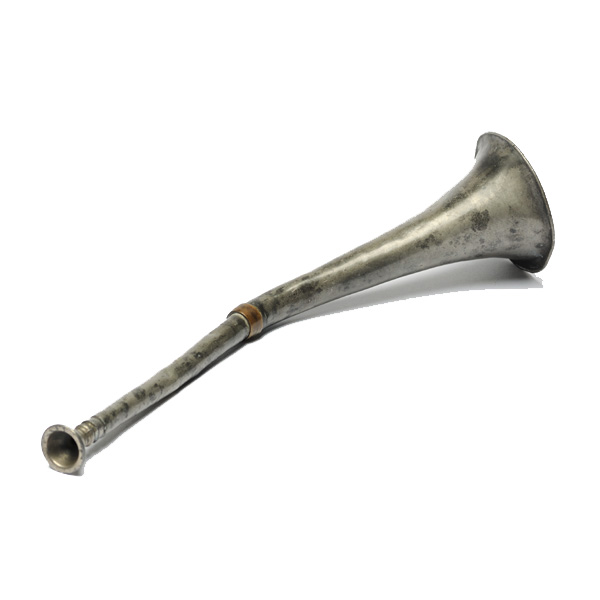 picture shows one piece ear trumpet @ EarTrumpets.co.uk