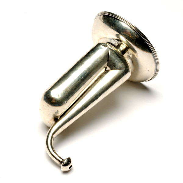 picture shows folded ear trumpet @ EarTrumpets.co.uk