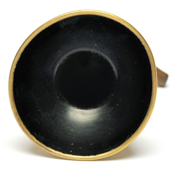 picture shows folded ear trumpet @ EarTrumpets.co.uk