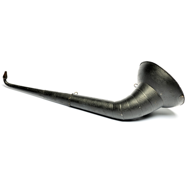 picture shows telescopic 2 pc ear trumpet @ EarTrumpets.co.uk