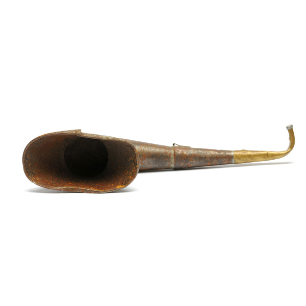picture shows one piece ear trumpet @ EarTrumpets.co.uk