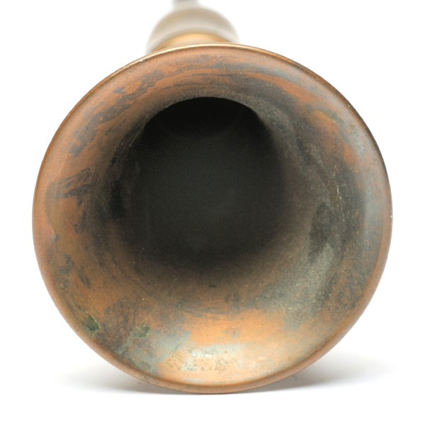 picture shows con tube ear trumpet @ EarTrumpets.co.uk