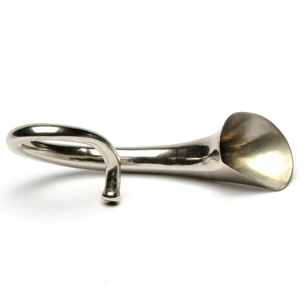 picture shows auricle ear trumpet @ EarTrumpets.co.uk