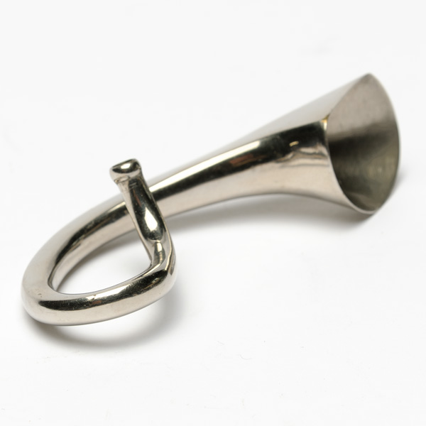 picture shows auricle ear trumpet @ EarTrumpets.co.uk