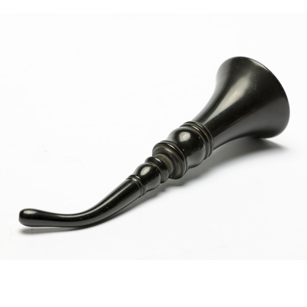 picture shows con tube - taper ear trumpet @ EarTrumpets.co.uk