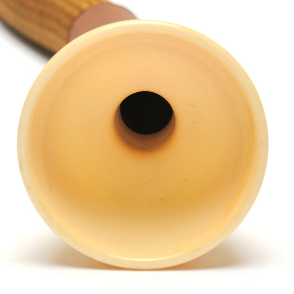 picture shows con tube - taper ear trumpet @ EarTrumpets.co.uk