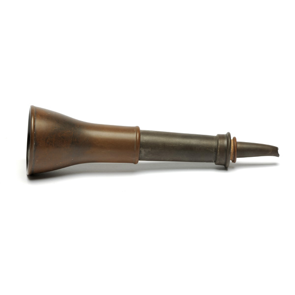 picture shows telescopic 2 pc ear trumpet @ EarTrumpets.co.uk